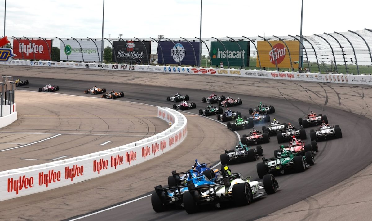 IndyCar makes adjustment to oval restart zone