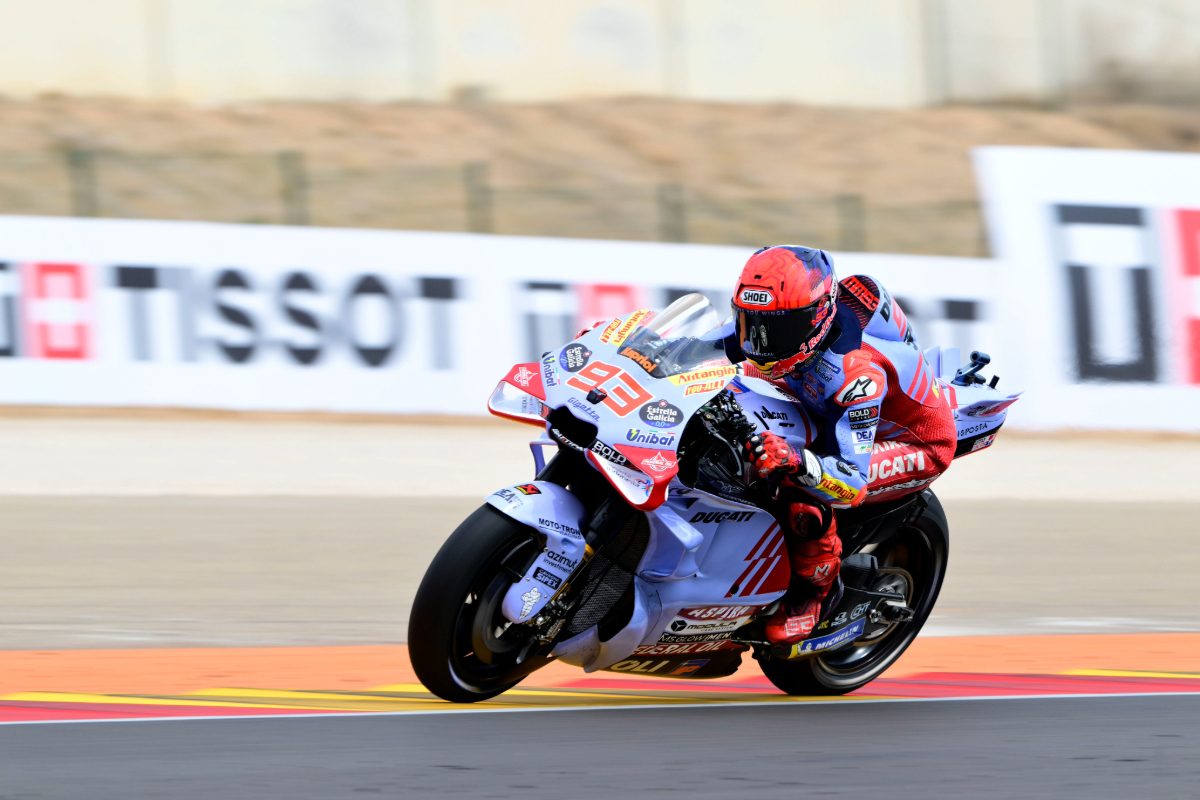 Marquez takes dominant pole in Aragon MotoGP qualifying