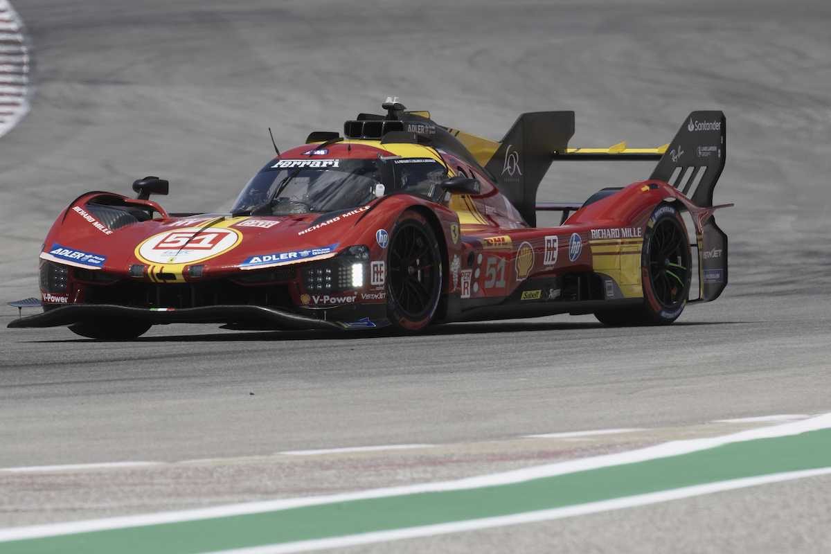 Giovinazzi heads Ferrari 1-2 in WEC second free practice at COTA