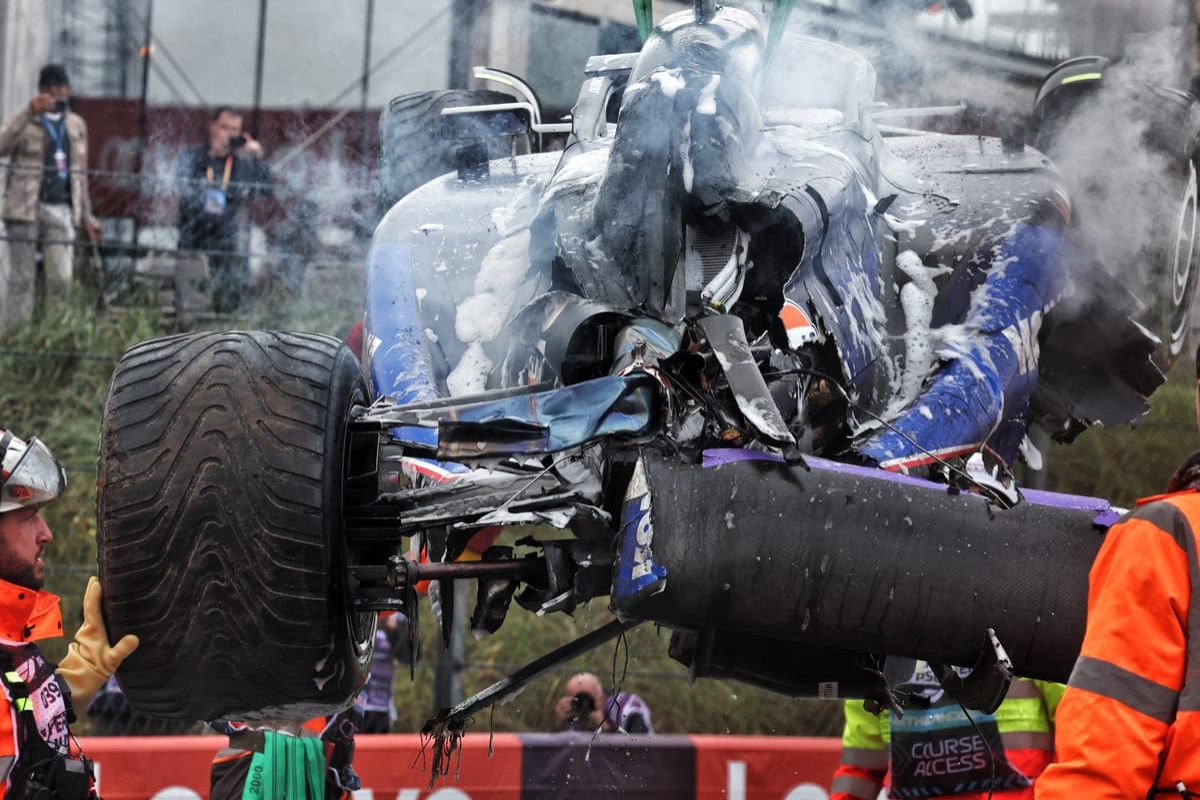 Massive Sargeant crash wipes out most of final Dutch GP practice