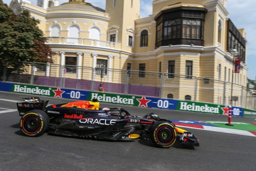 Verstappen dominates amidst chaos in Baku GP practice session