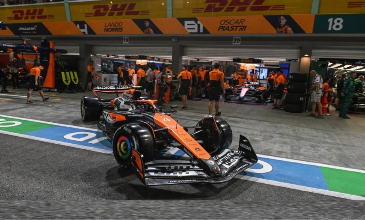 Norris in command under the lights in second Singapore practice