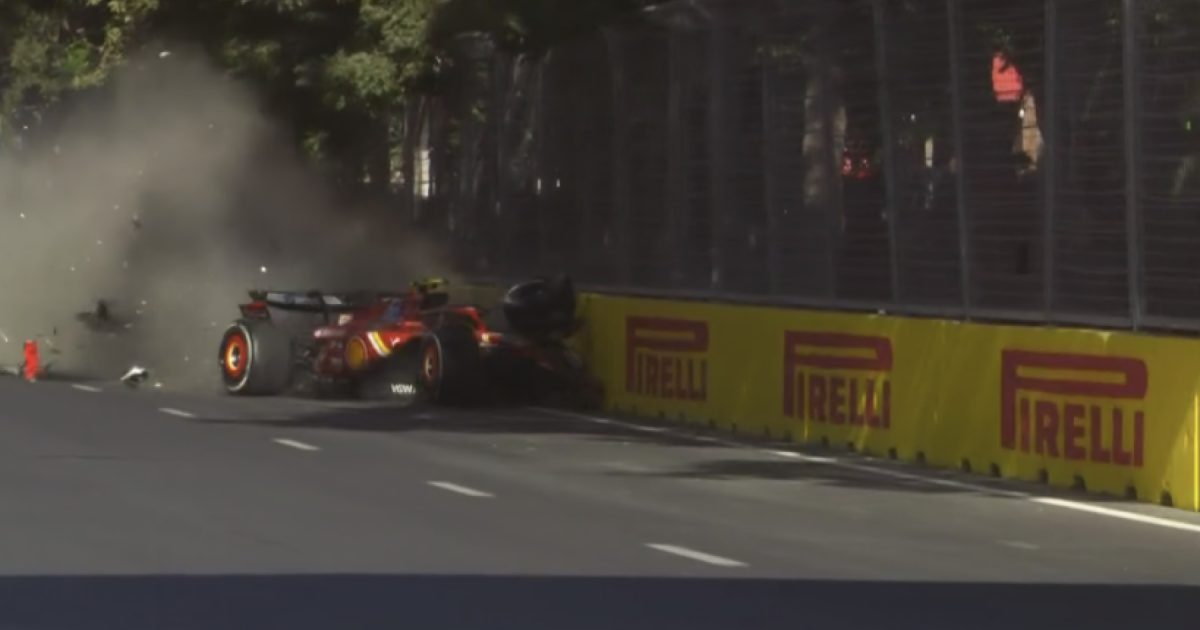 High-Stakes Drama: Sainz and Perez Collide in Spectacular Baku Grand Prix Collision