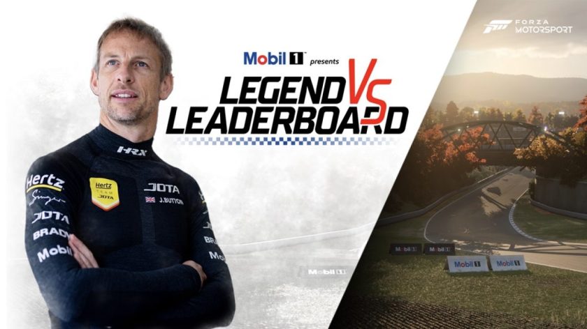 Button Joins Forces with Forza for 'Legend vs Leaderboard' Showdown