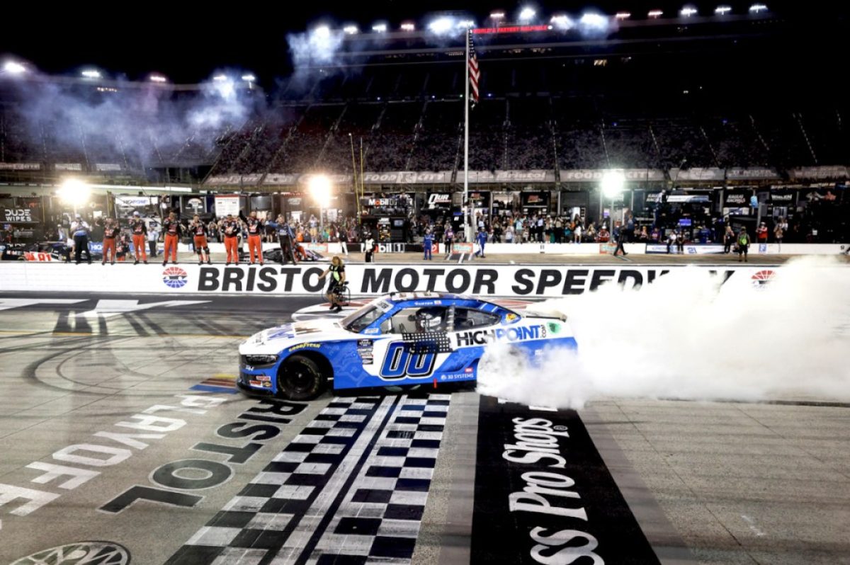 Custer overcomes early issues to snatch Xfinity win at Bristol