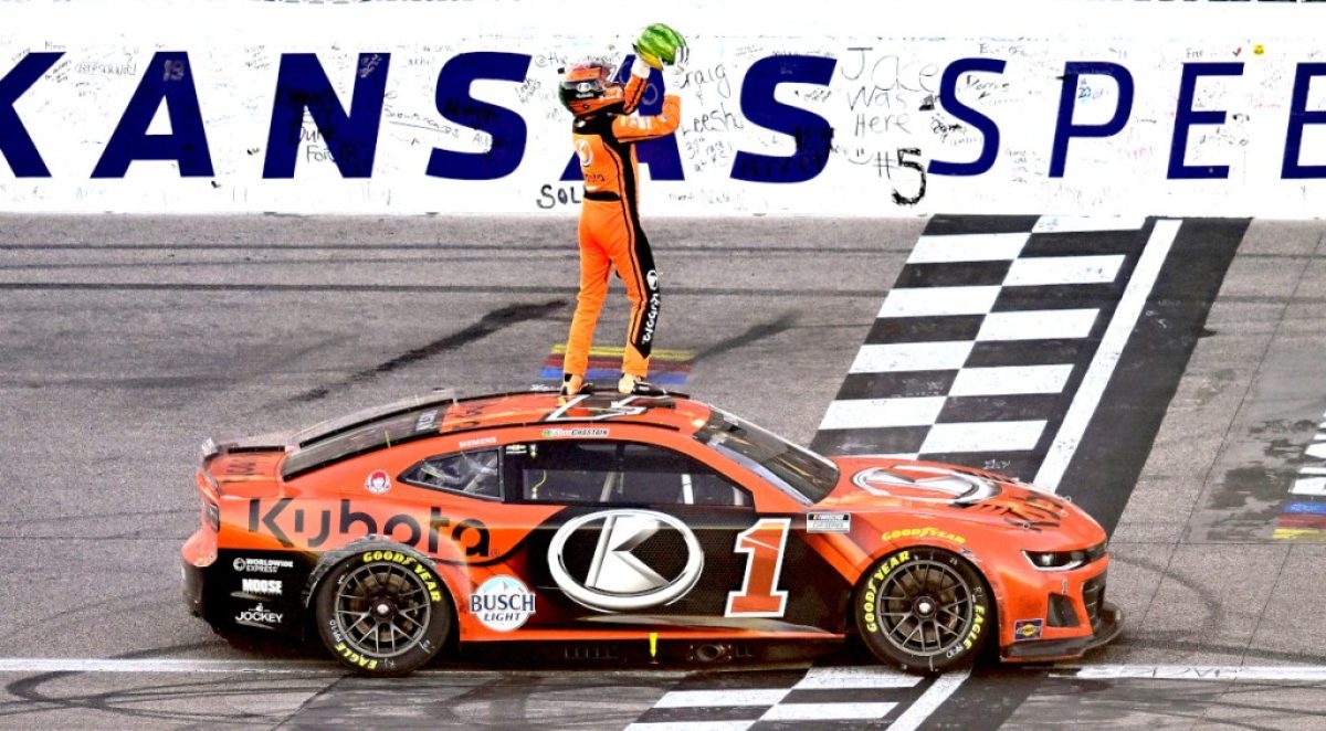 Chastain returns to Cup victory as another playoff spoiler in Kansas