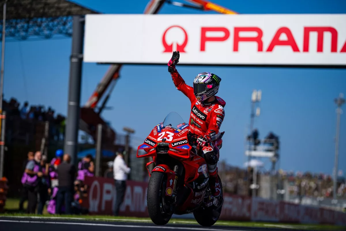 Enea Bastianini wins controversial Misano MotoGP race as Francesco Bagnaia crashes out