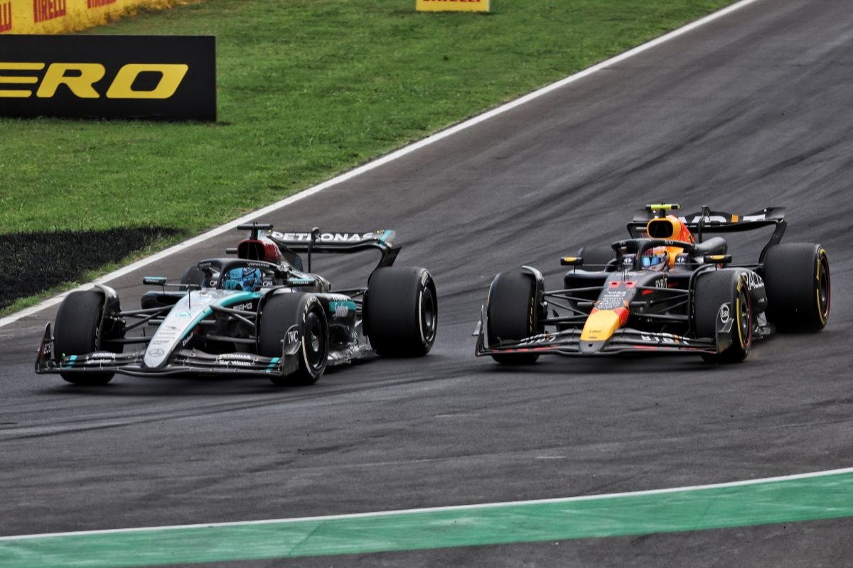 Russell's Aerial Exchange: The Dramatic In-Flight Encounter with Perez at the F1 Italian GP