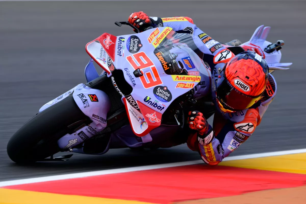 Marc Marquez edges out Jorge Martin to top first Misano MotoGP practice