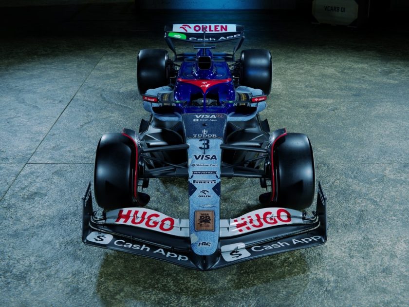 Revving up the Style: Red Bull Unveils Denim-Themed Livery with Hugo for F1 Singapore GP