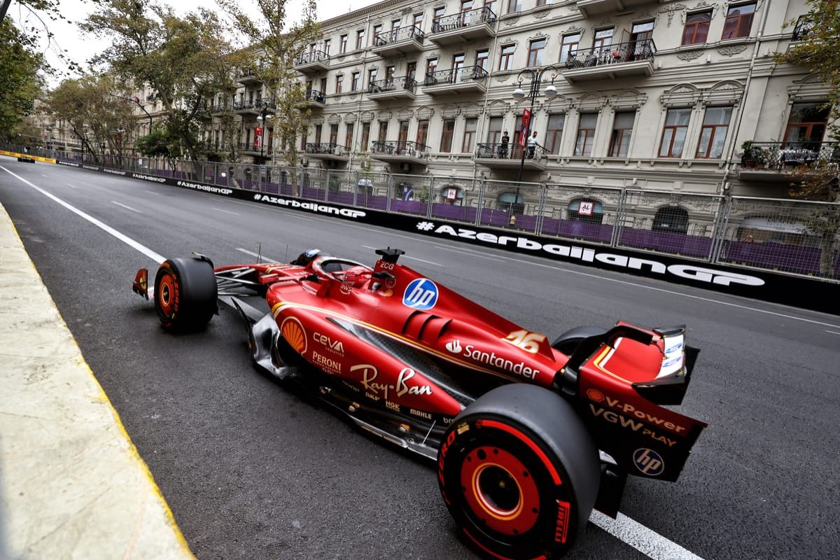 Leclerc takes Baku pole, Norris out in Q1