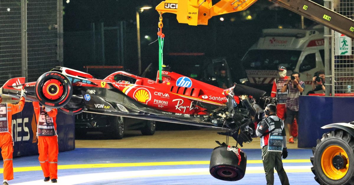 Sainz summoned to stewards after Singapore qualifying crash