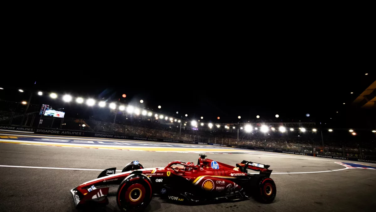 Charles Leclerc rues Ferrari ‘throwing everything in the bin’ in F1 Singapore GP Q3