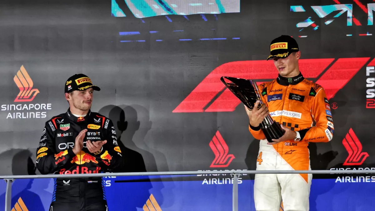 McLaren ‘frustrated’ not to reduce Max Verstappen’s F1 lead more in Singapore