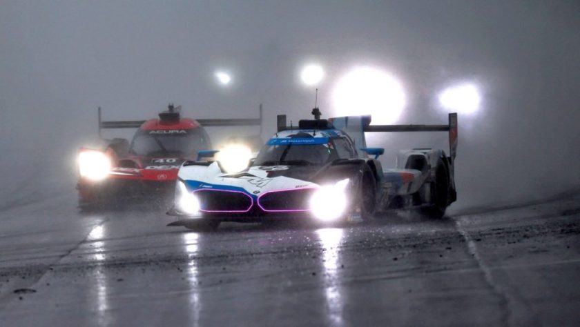 BMW Dominates Battle on the Bricks: A Wet and Wild Halfway Showdown