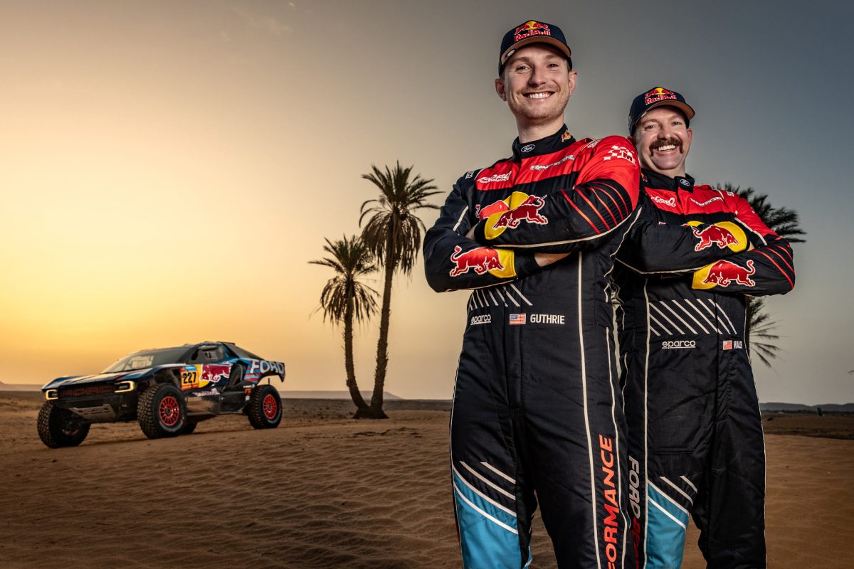 The Ultimate Dakar Dream Team: Mitch Guthrie Jr and Carlos Sainz Unite for Ford's Extreme Challenge