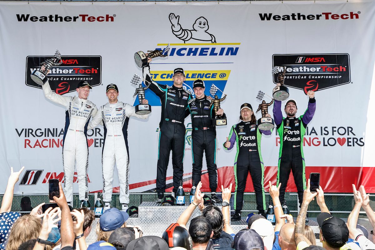 GTD Heart of Racing’s Podium Bid Derailed by Unauthorized Parts in IMSA VIR Event