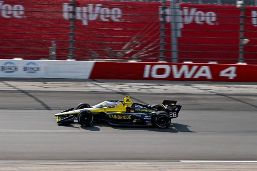 Herta, O'Ward encouraged after Iowa IndyCar test