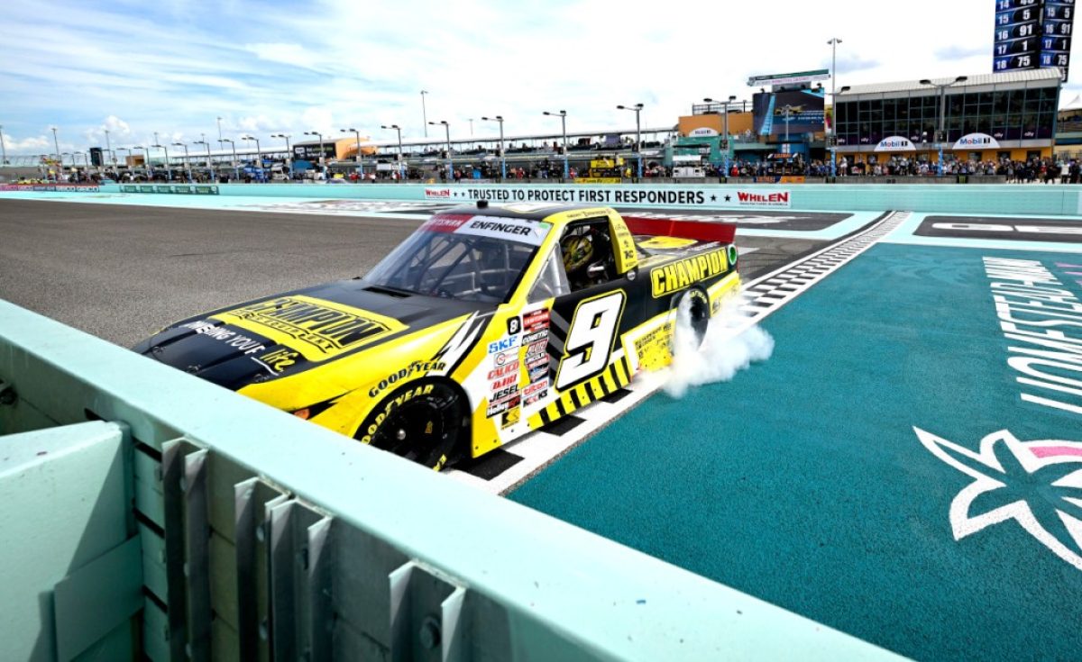 Enfinger Dominates at Homestead with Second Consecutive Truck Series Victory