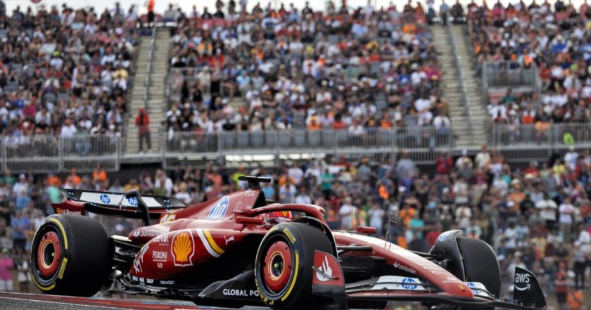 Norris penalised after Verstappen fight as Leclerc cruises to Austin glory