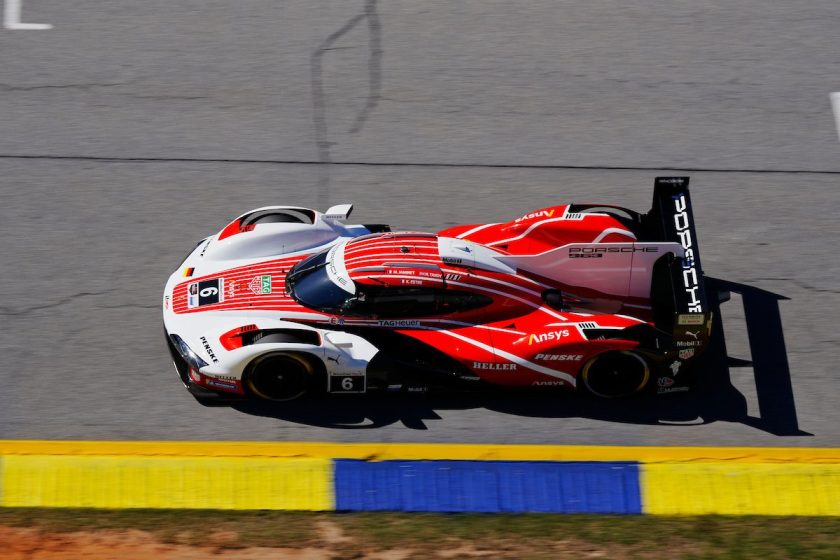 Kevin Estre leads Petit Le Mans at half way mark for Porsche