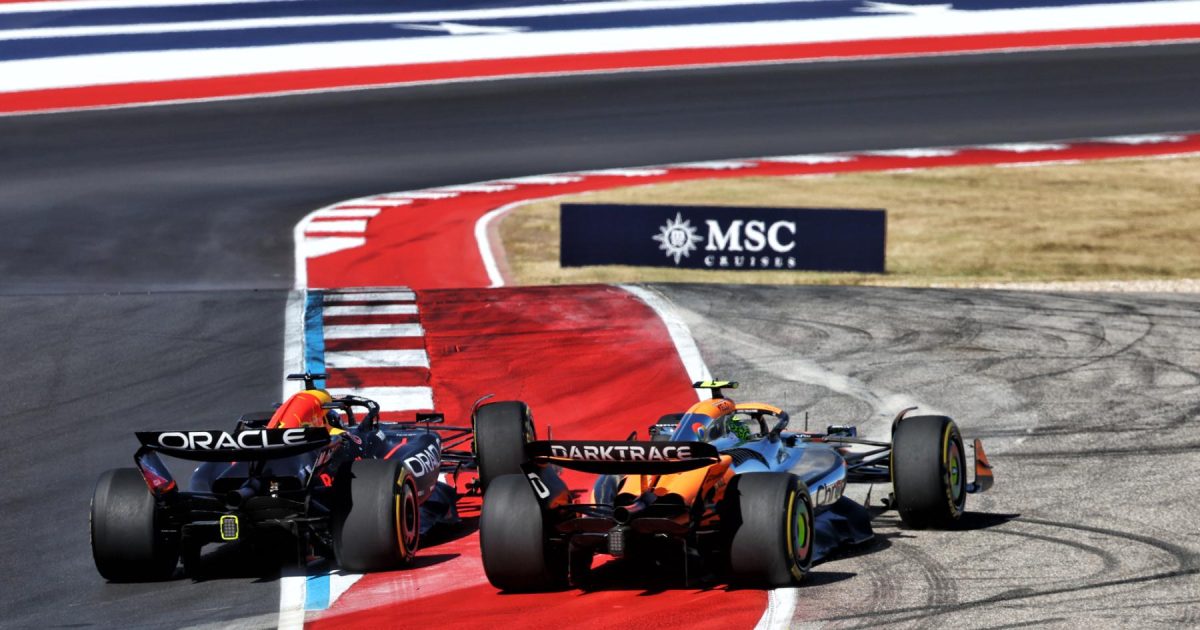 Intense Action on the Track: Norris Steps Up in Fierce Verstappen Battle at USGP