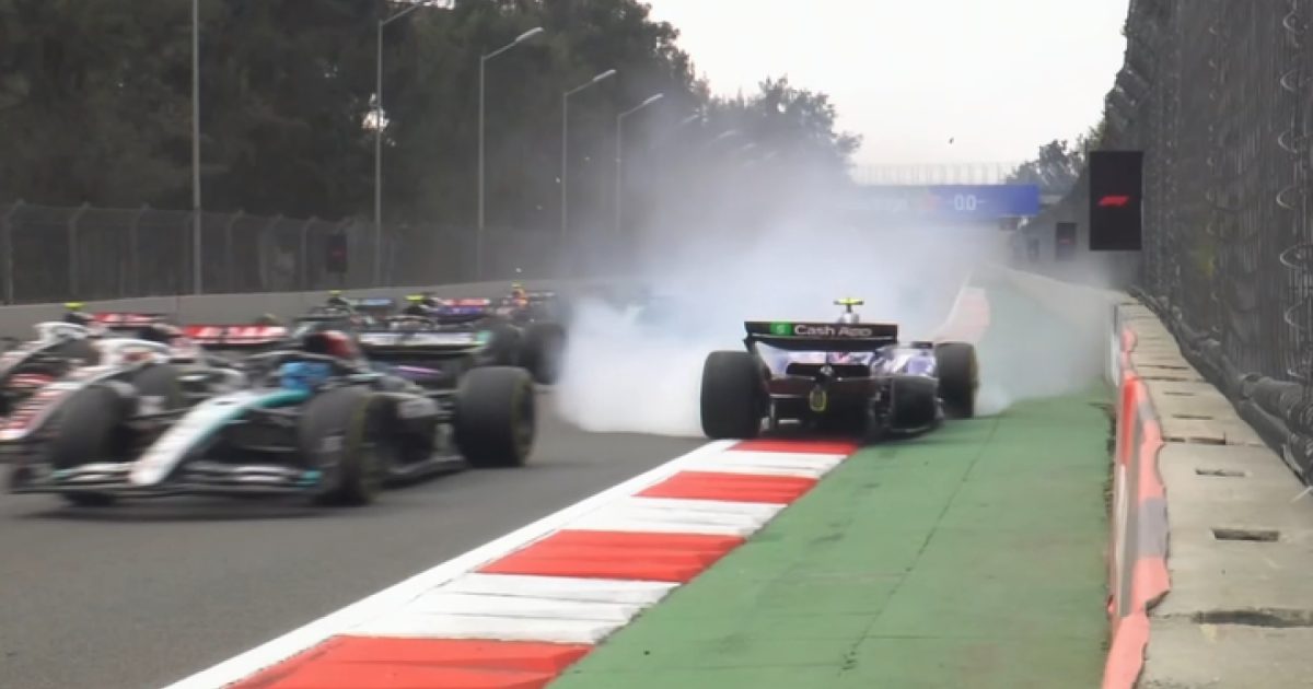 High-Speed Drama Unfolds: Dueling F1 Titans Collide in Explosive Mexican GP Collision