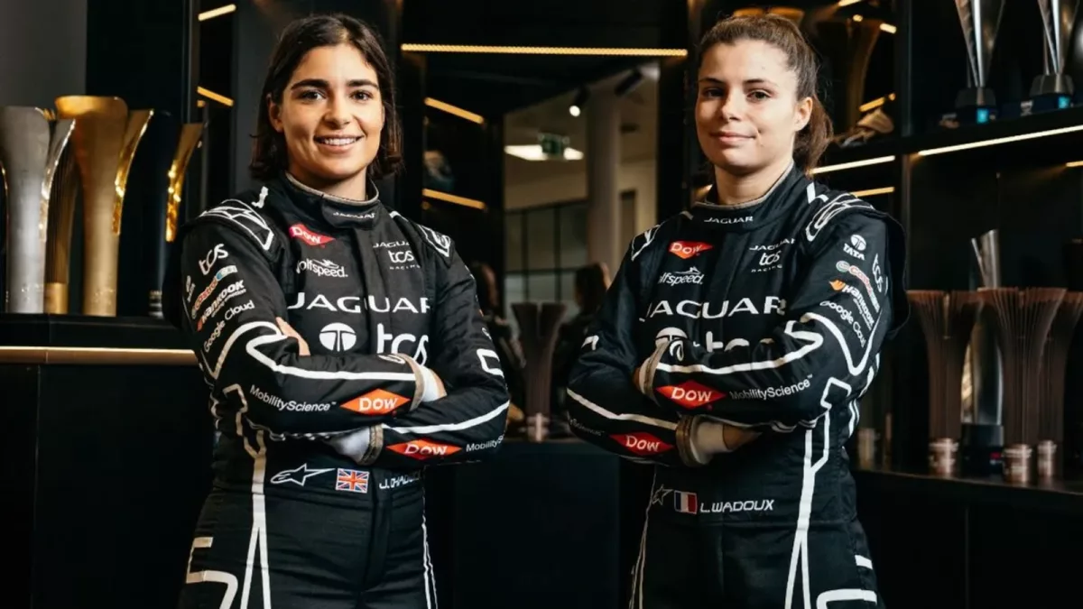 Breaking Barriers: Female Powerhouses Jamie Chadwick and Lilou Wadoux Ready to Roar with Jaguar in Formula E Test