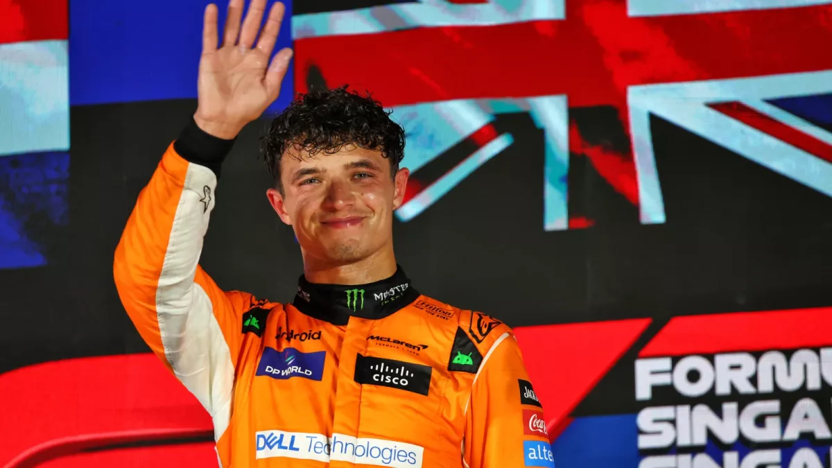 Rising Star Lando Norris Channels Legendary Drivers with Thrilling Singapore F1 Victory