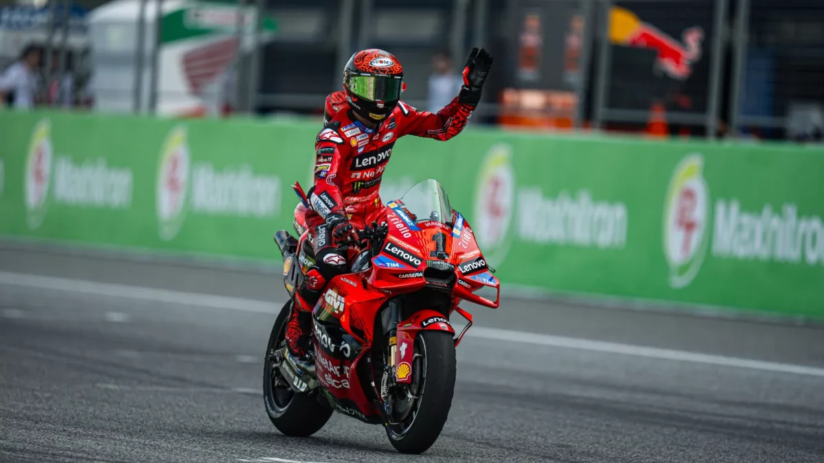 Francesco Bagnaia dominates to take rain-affected Thai MotoGP victory