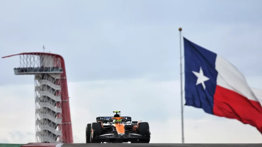 Lando Norris steals F1 US GP pole position as George Russell crashes