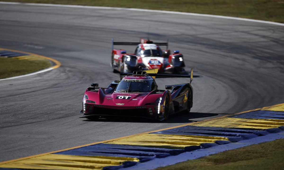 Racing to Victory: Pink Cadillac Dominates First Petit Le Mans Practice