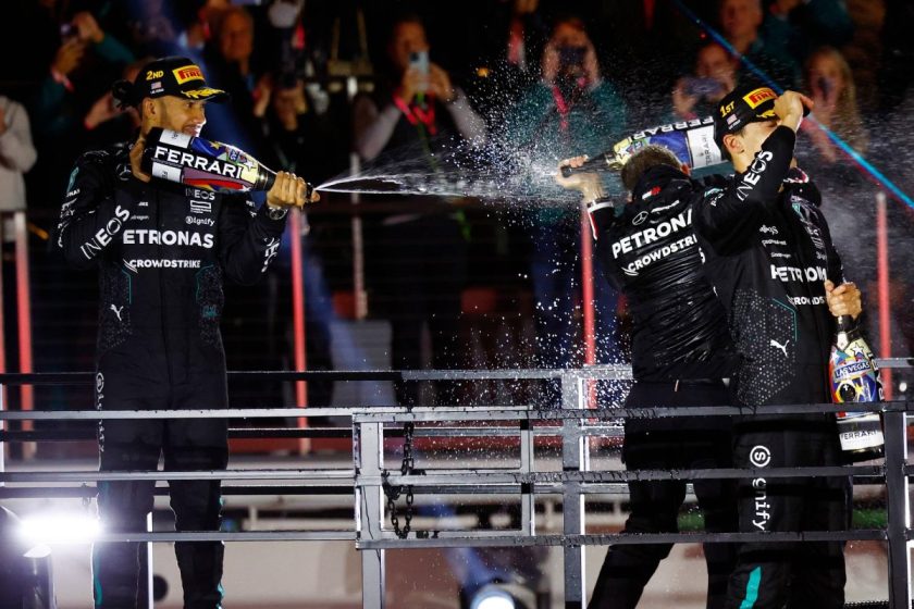 Hamilton delivers team-mate JIBE as F1 champion lets loose - Five things you may have missed from the Las Vegas GP