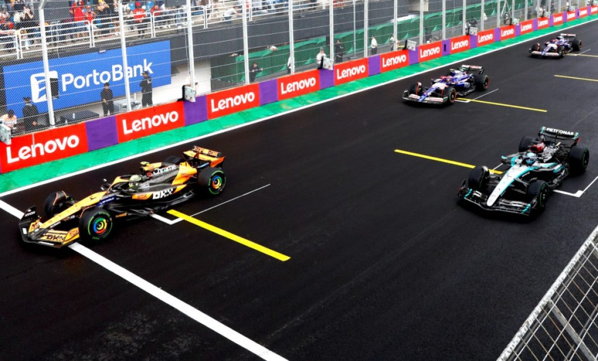 Norris, Russell escape penalties for aborted start in Sao Paulo