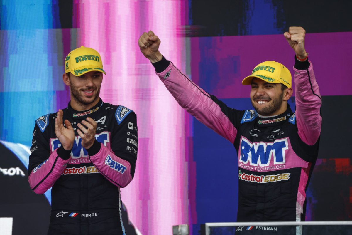 Ocon struggling to believe Alpine's double Sao Paulo podium is real