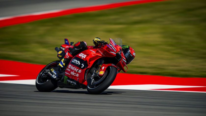 Francesco Bagnaia keeps MotoGP title alive with Barcelona Sprint win