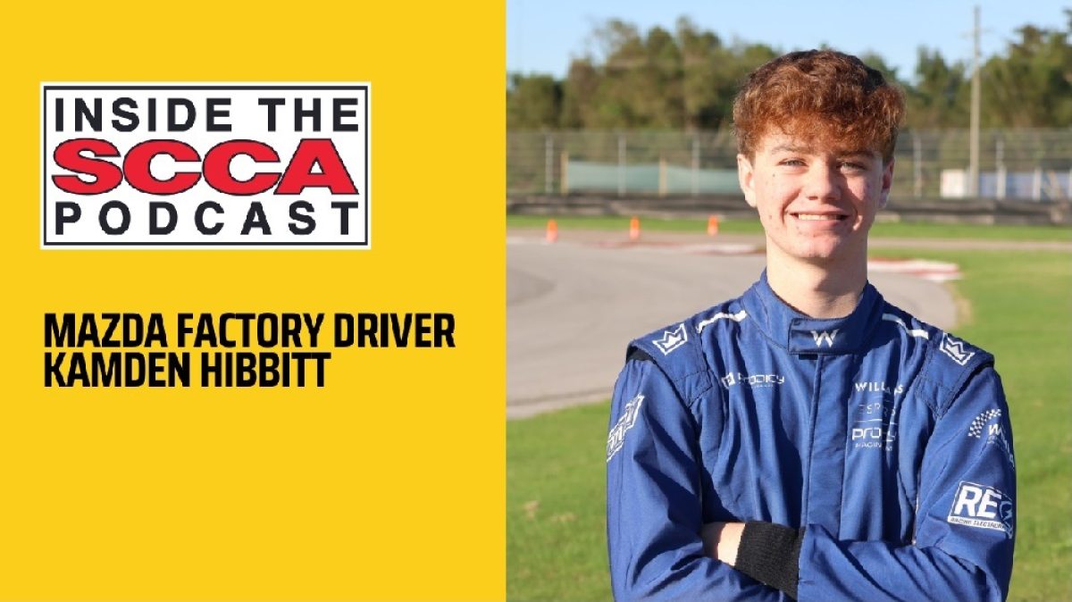 Inside the SCCA, with Mazda factory driver Kamden Hibbitt