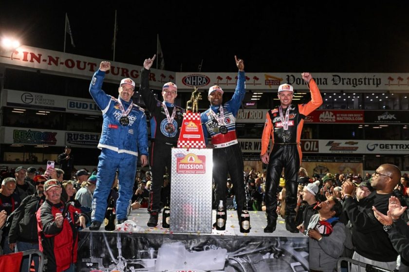 Brown, Anderson and Herrera secure NHRA titles at Pomona