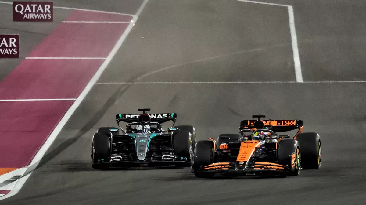 George Russell questions ‘sketchy’ Oscar Piastri defence in F1 Qatar Sprint