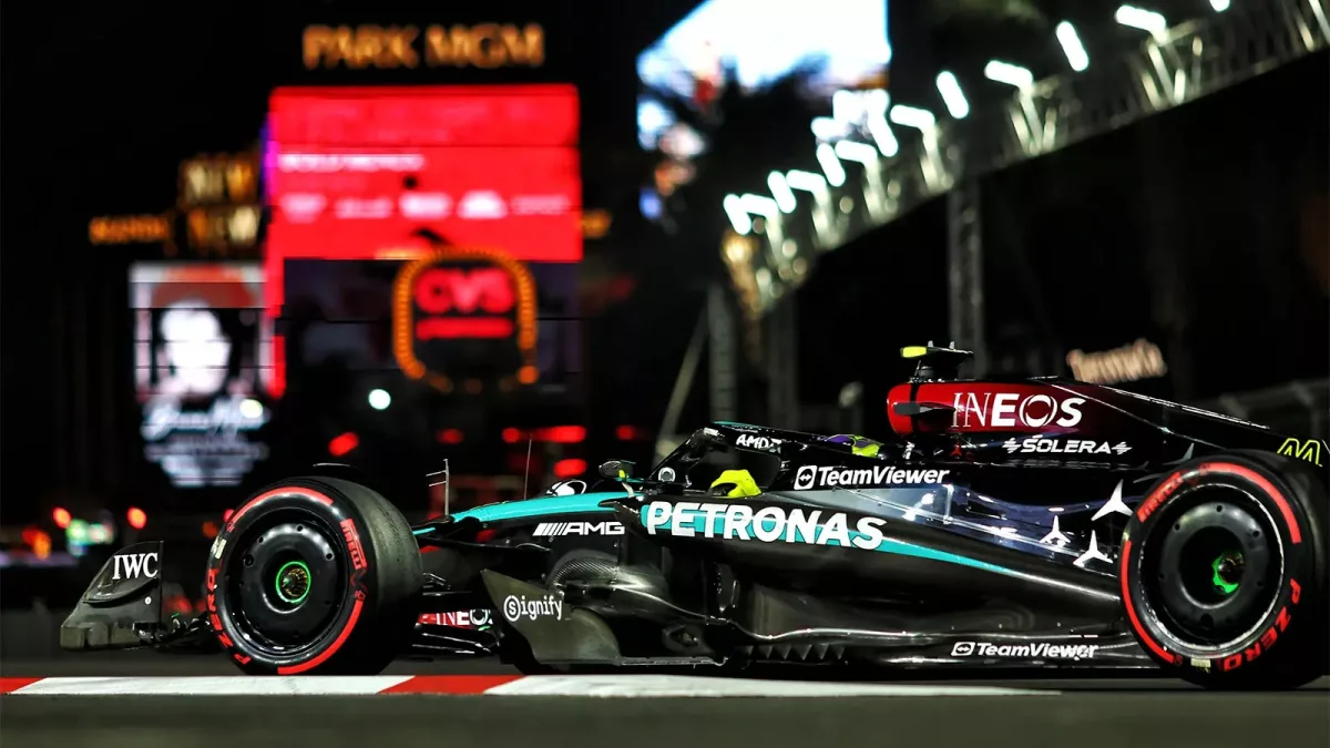 Lewis Hamilton revels in Mercedes F1 practice pace in Las Vegas