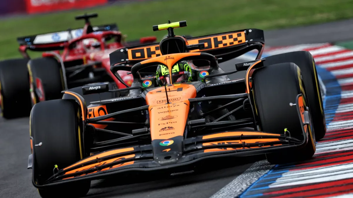 Lando Norris regarded Ferrari as McLaren’s main F1 title threat ’10 races ago’