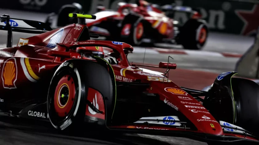 Ferrari drivers deny lingering tensions over Las Vegas F1 clash