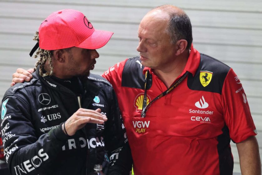 Vasseur not bothered by Hamilton's recent dip in form