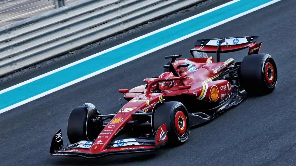 Ferrari ends F1 2024 on top as Charles Leclerc goes quickest in post-season test