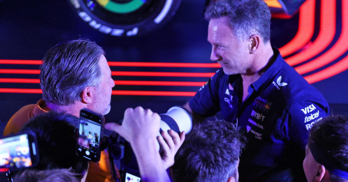 Horner pokes fun at McLaren after F1 title scare