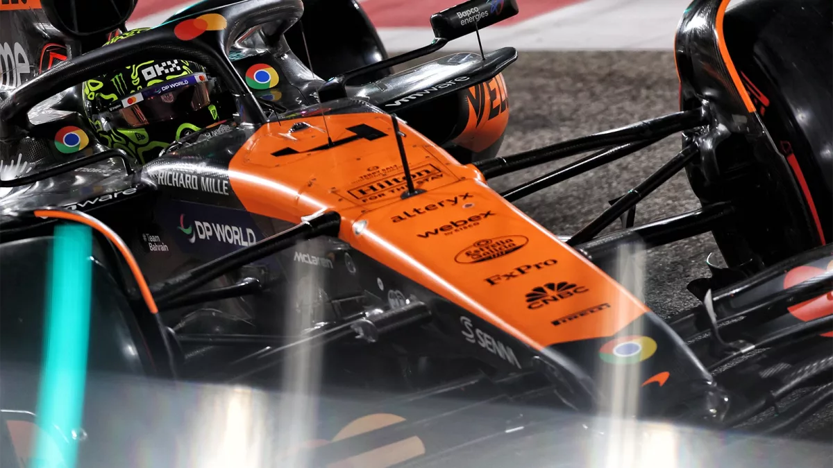 Lando Norris leads McLaren front row lockout for F1 Abu Dhabi GP