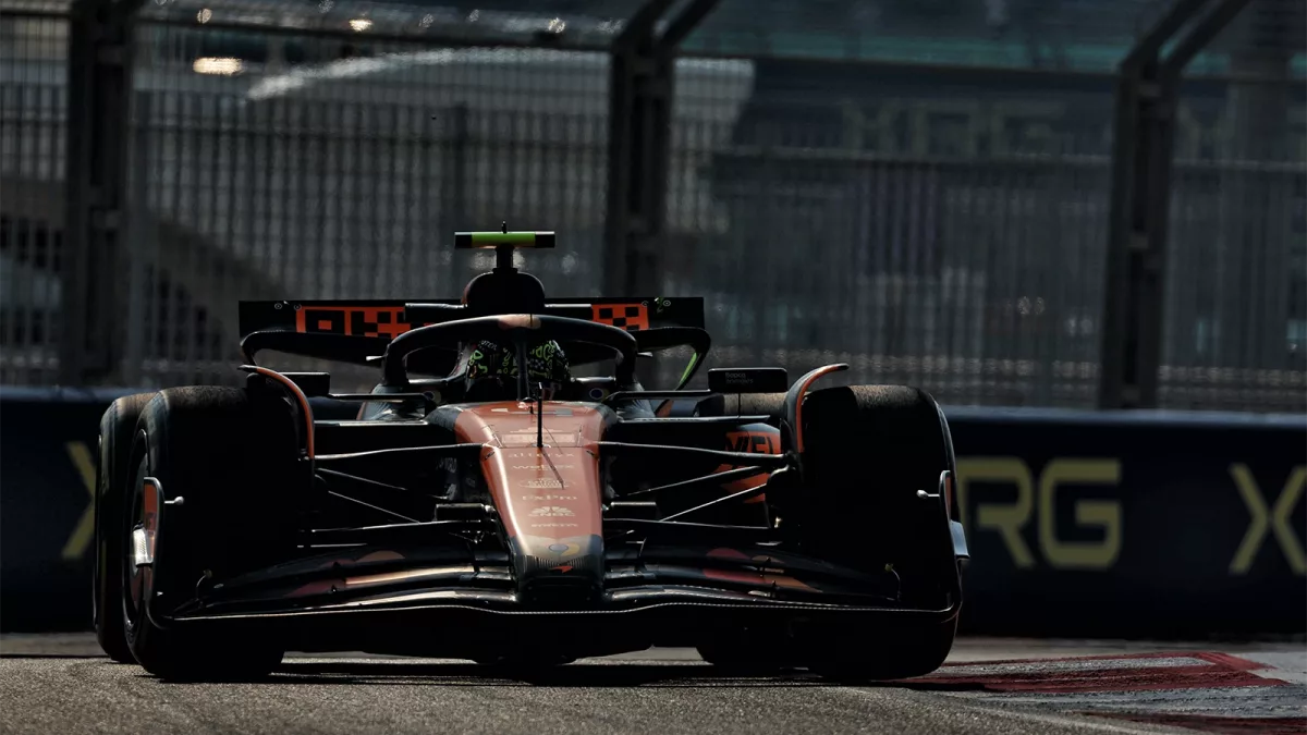 Lando Norris heads dominant McLaren 1-2 in Abu Dhabi GP second practice