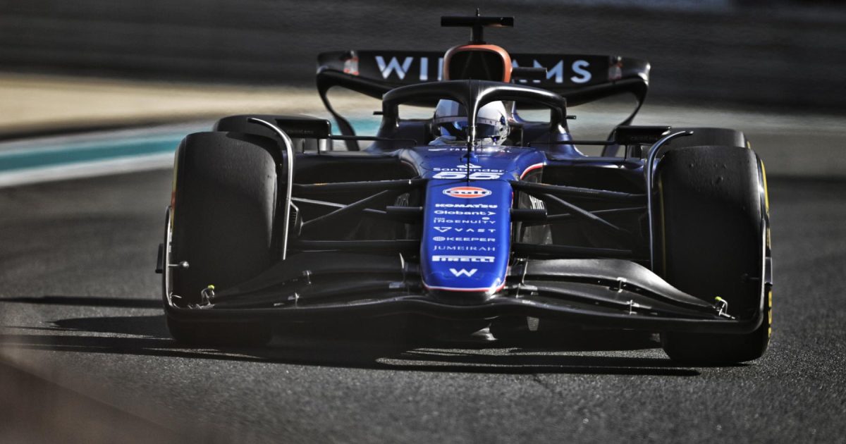 Sainz shines on Williams F1 debut at Abu Dhabi test