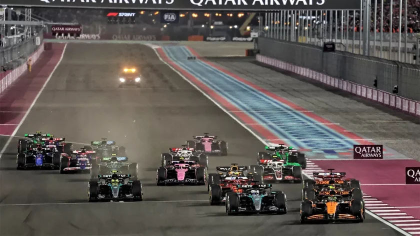 George Russell explains disadvanatage Max Verstappen suffers with F1 Qatar GP grid demotion