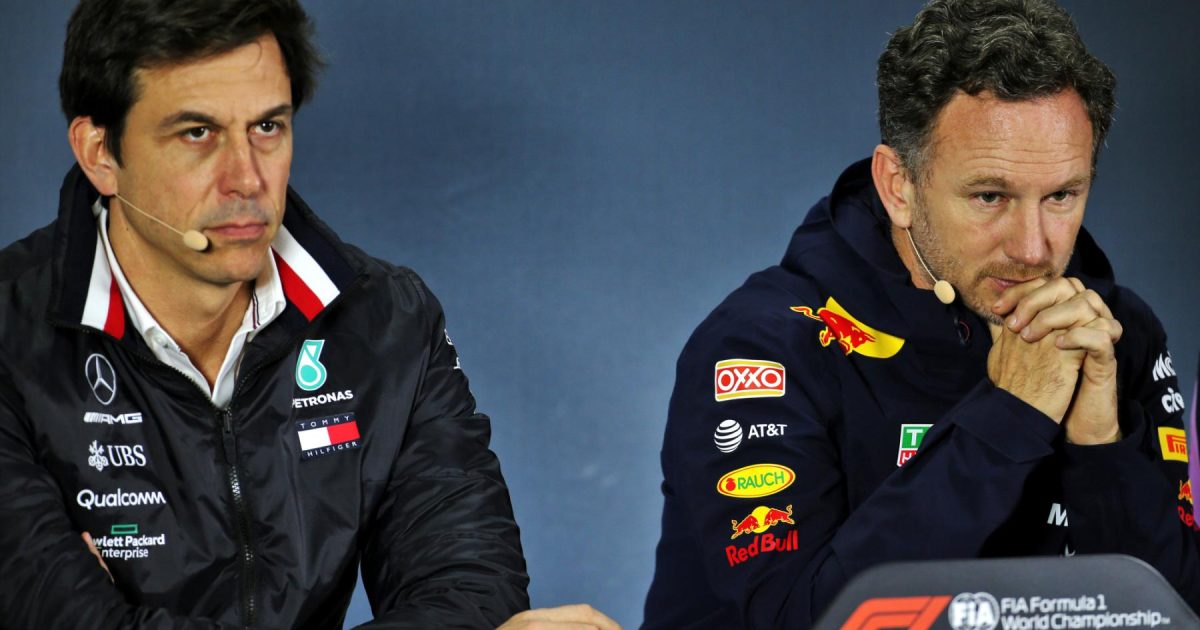 Dramatic Clash: Tensions Flare as Wolff Confronts Horner Over Russell-Verstappen Incident